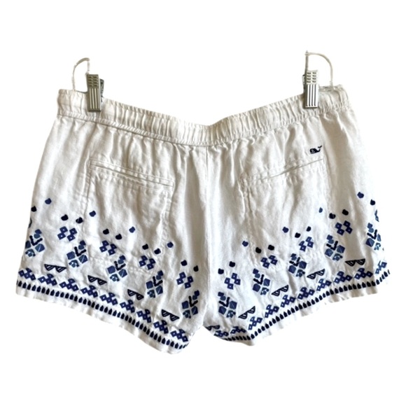 Vineyard Vines Embroidered Linen Shorts - Picture 2 of 5